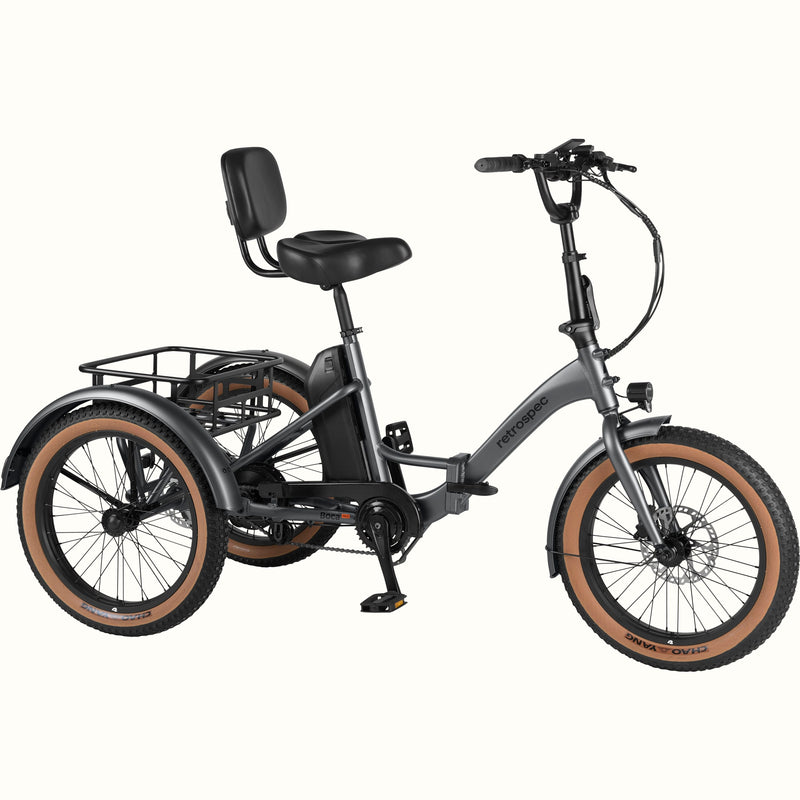 Boca Rev Electric Tricycle | Matte Graphite