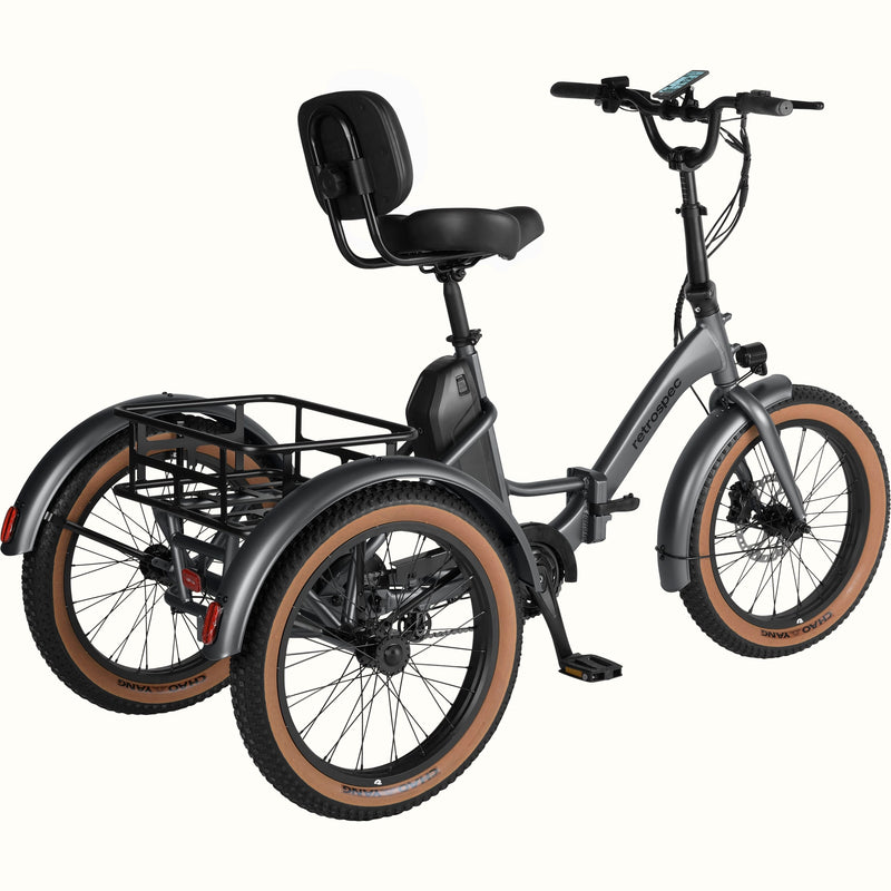 Boca Rev Electric Tricycle | Matte Graphite