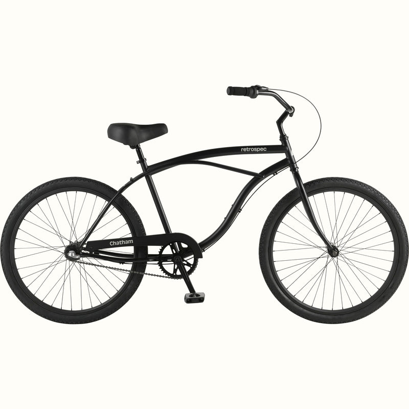 Retrospec Chatham Beach Cruiser Bike - 3 Speed | Color: Matte Black
