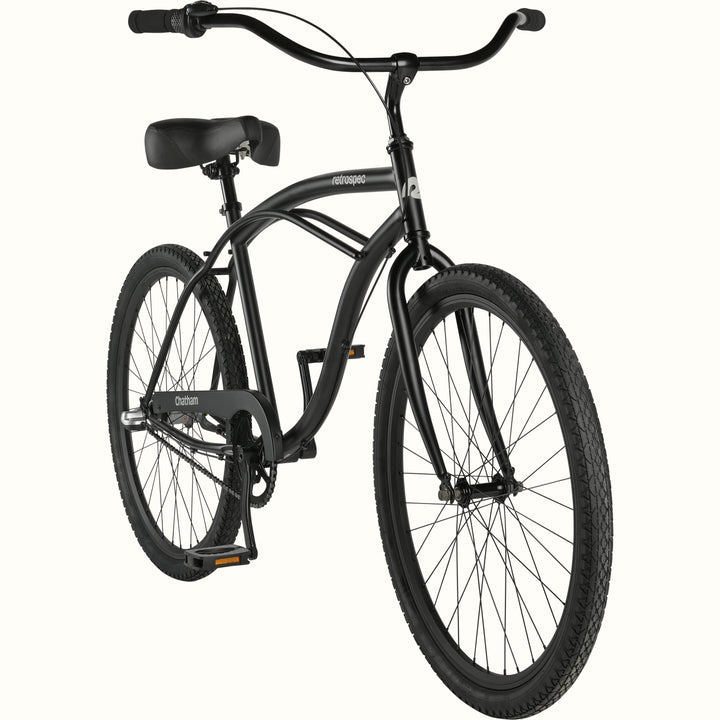 Chatham Beach Cruiser Bike - 3 Speed | Matte Black