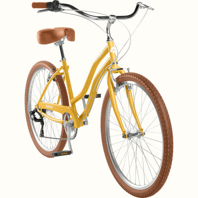 Chatham Beach Cruiser Step-Through Frame 7 Speed | Sunflower