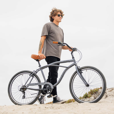 Chatham Beach Cruiser Bike - 7 Speed | Matte Black (Legacy)