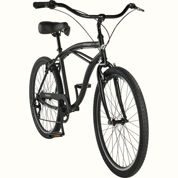 Chatham Beach Cruiser Bike - 7 Speed | Matte Black