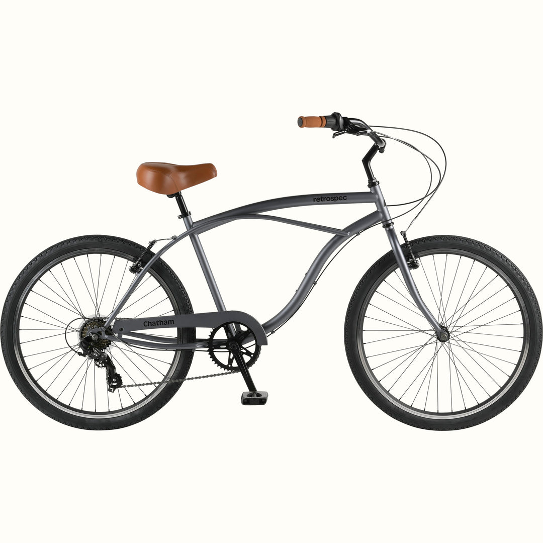 Chatham Beach Cruiser Bike - 7 Speed | Matte Graphite