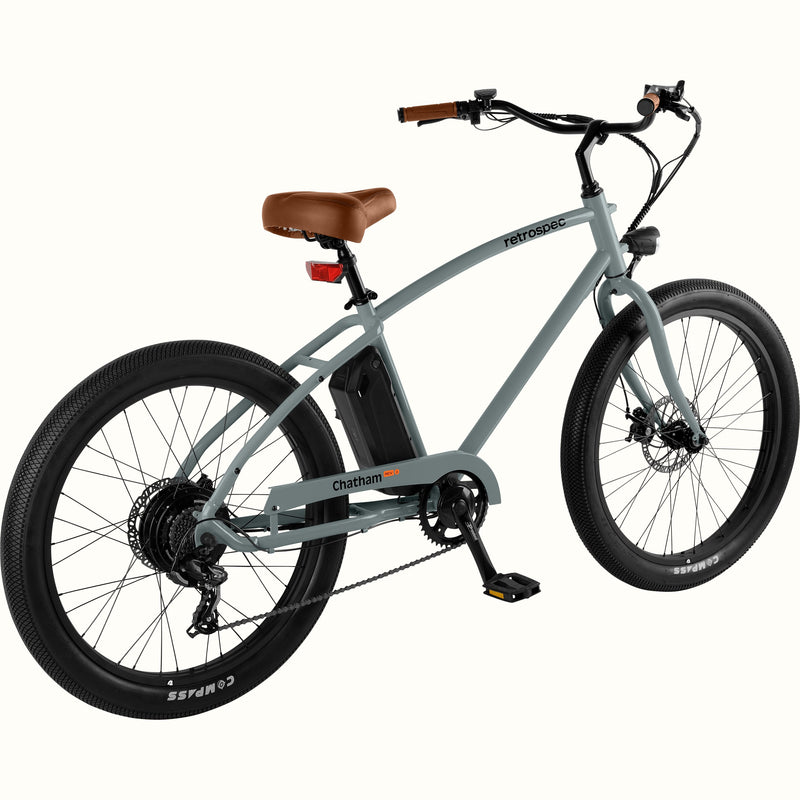 Chatham Rev 2 Electric Beach Cruiser Bike | Anchor Gray