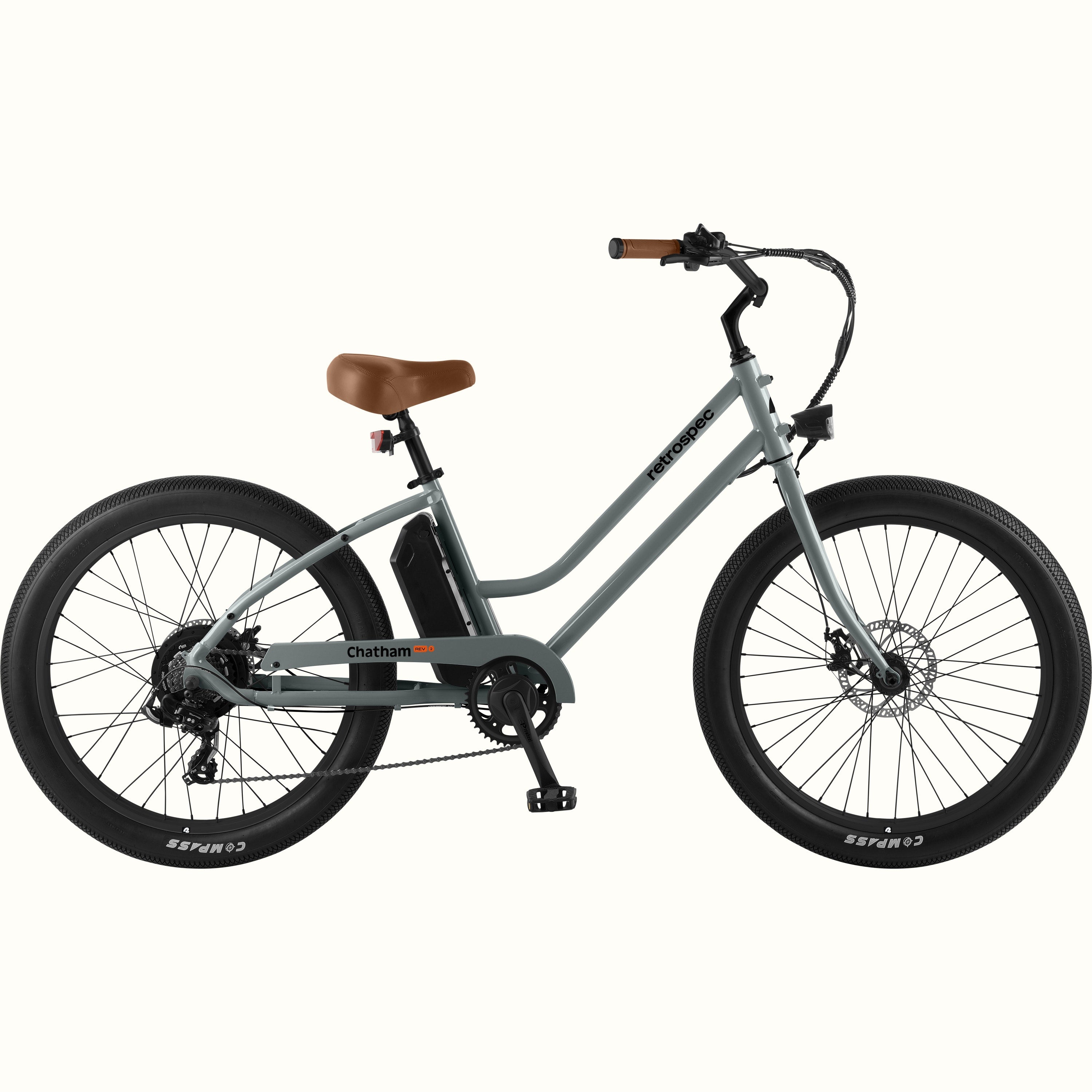 Chatham Rev 2 Beach Cruiser Electric Bike Step Through retrospec Retrospec