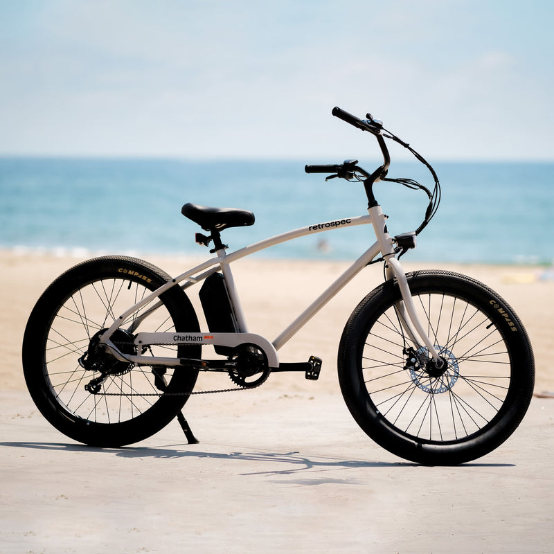 Chatham Rev 2 Electric Beach Cruiser Bike | Overcast Gray