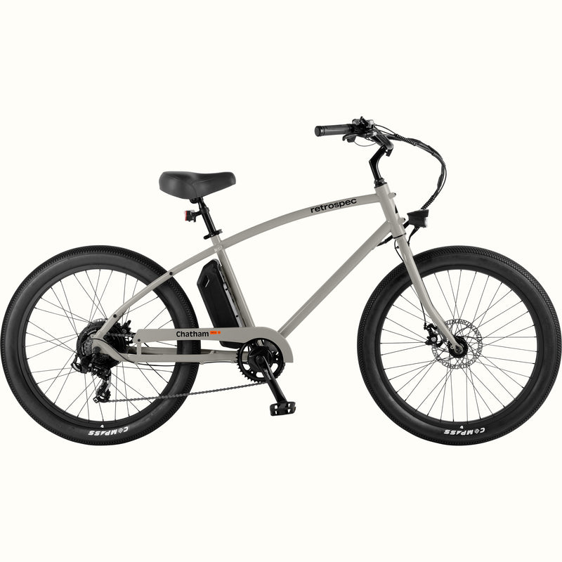 Chatham Rev 2 Electric Beach Cruiser Bike | Overcast Gray