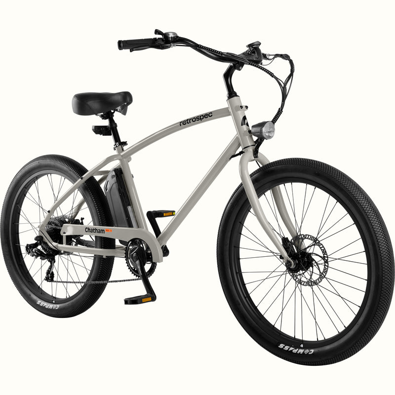 Chatham Rev 2 Electric Beach Cruiser Bike | Overcast Gray