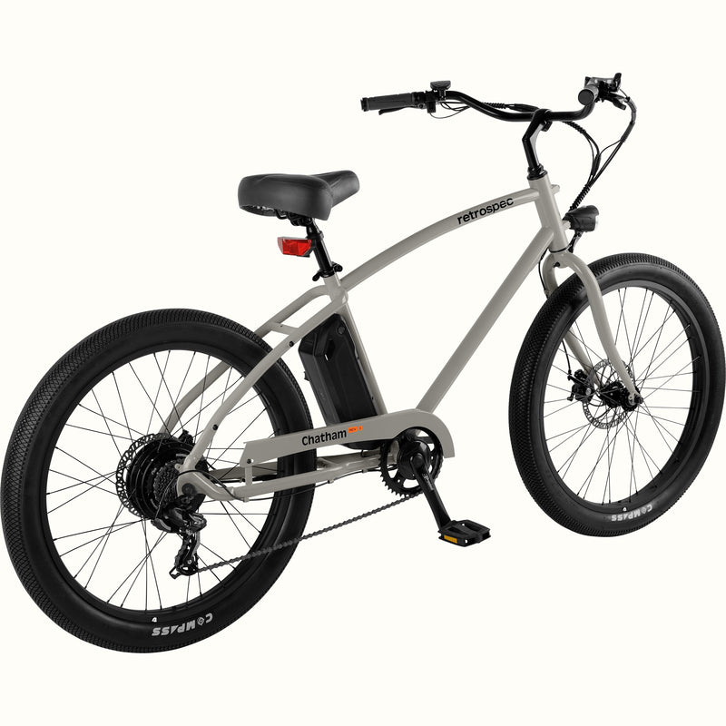 Chatham Rev 2 Electric Beach Cruiser Bike | Overcast Gray