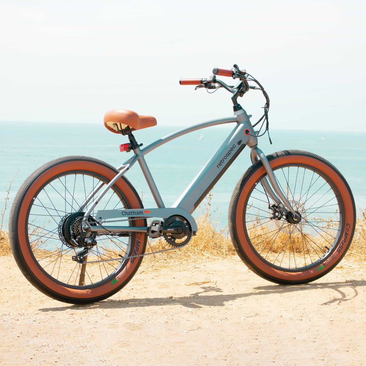 Chatham Rev+ Electric Beach Cruiser Bike | Matte Graphite