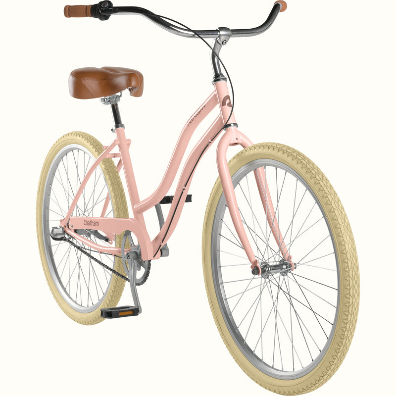 Chatham Beach Cruiser Bike - Step Through 3 Speed | Blush