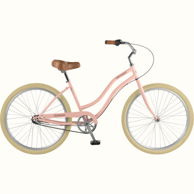 Chatham Beach Cruiser Bike - Step Through 3 Speed | Blush