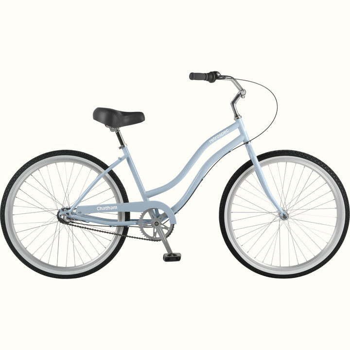 Chatham Beach Cruiser Bike - Step Through 3 Speed | Crystal Blue