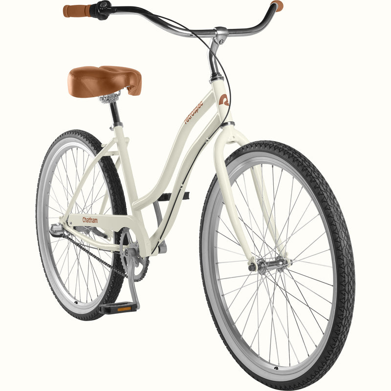 Chatham Beach Cruiser Bike - Step Through 3 Speed | Eggshell