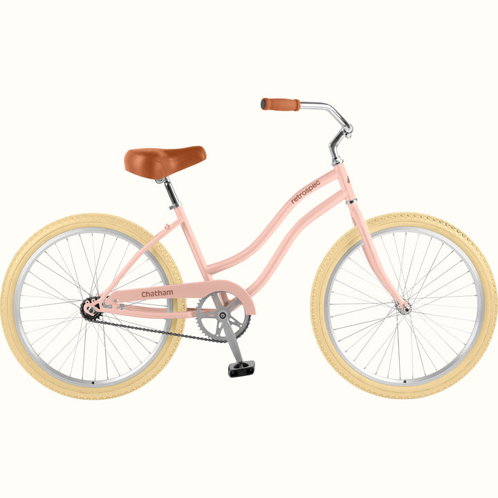 Chatham 24" Kids' Beach Cruiser Bike (8-11 yrs) | Blush