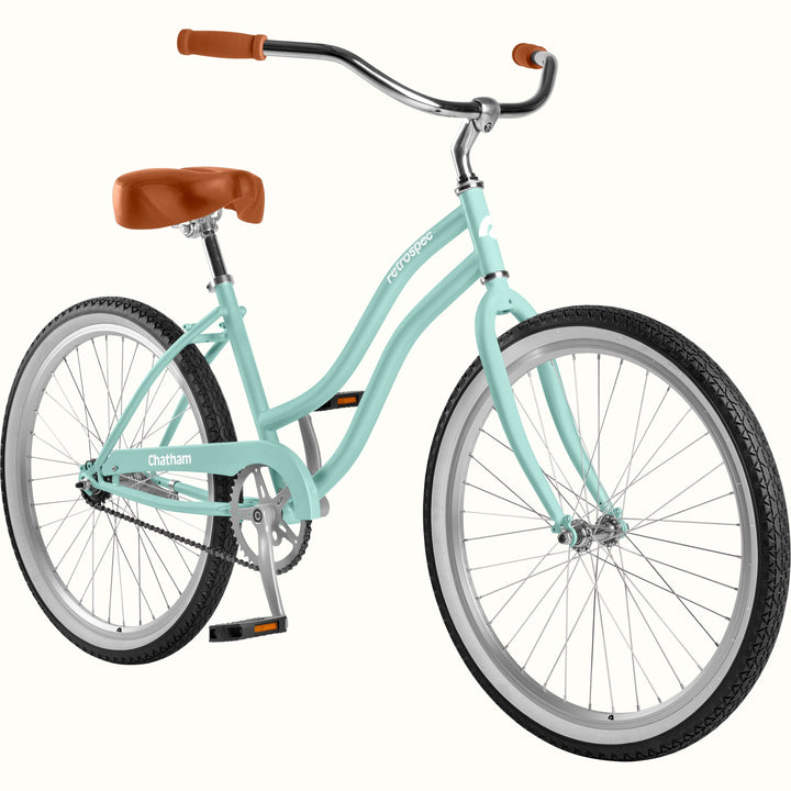 Chatham 24" Kids' Beach Cruiser Bike (8-11 yrs) | Seafoam