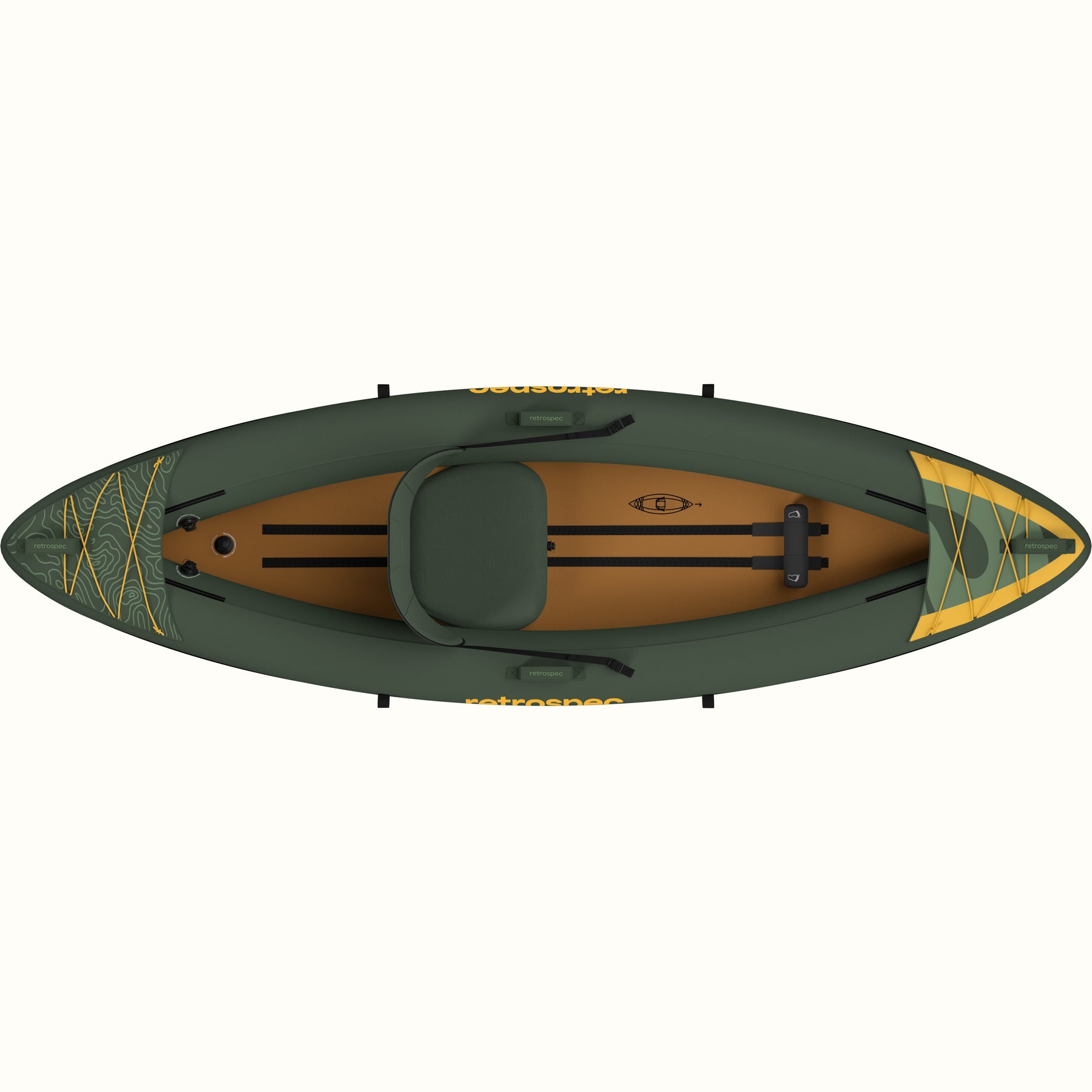 Coaster Inflatable Kayak - Single | retrospec