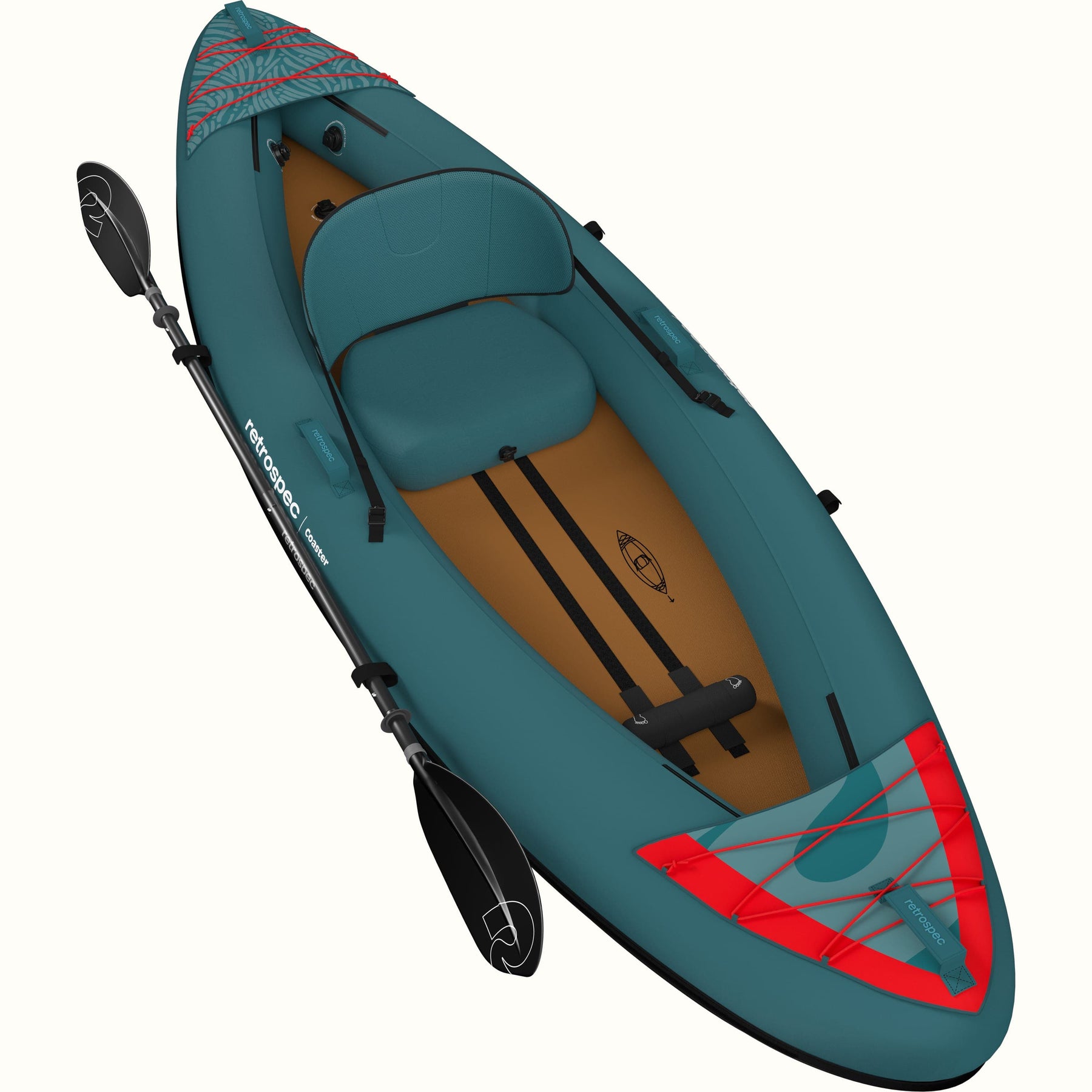 Coaster Inflatable Kayak - Single | retrospec – Retrospec