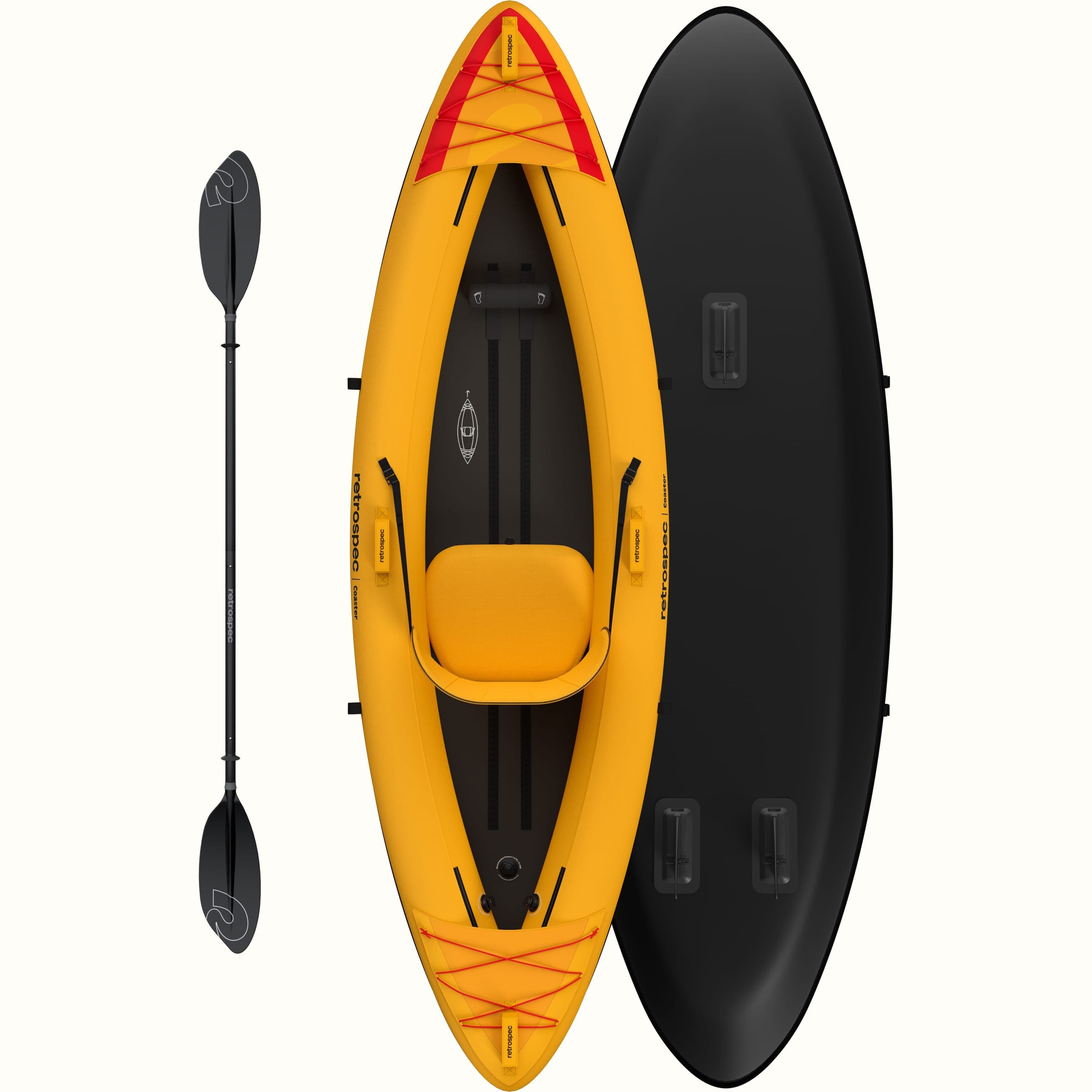 Coaster Inflatable Kayak - Single/Tandem | Retrospec