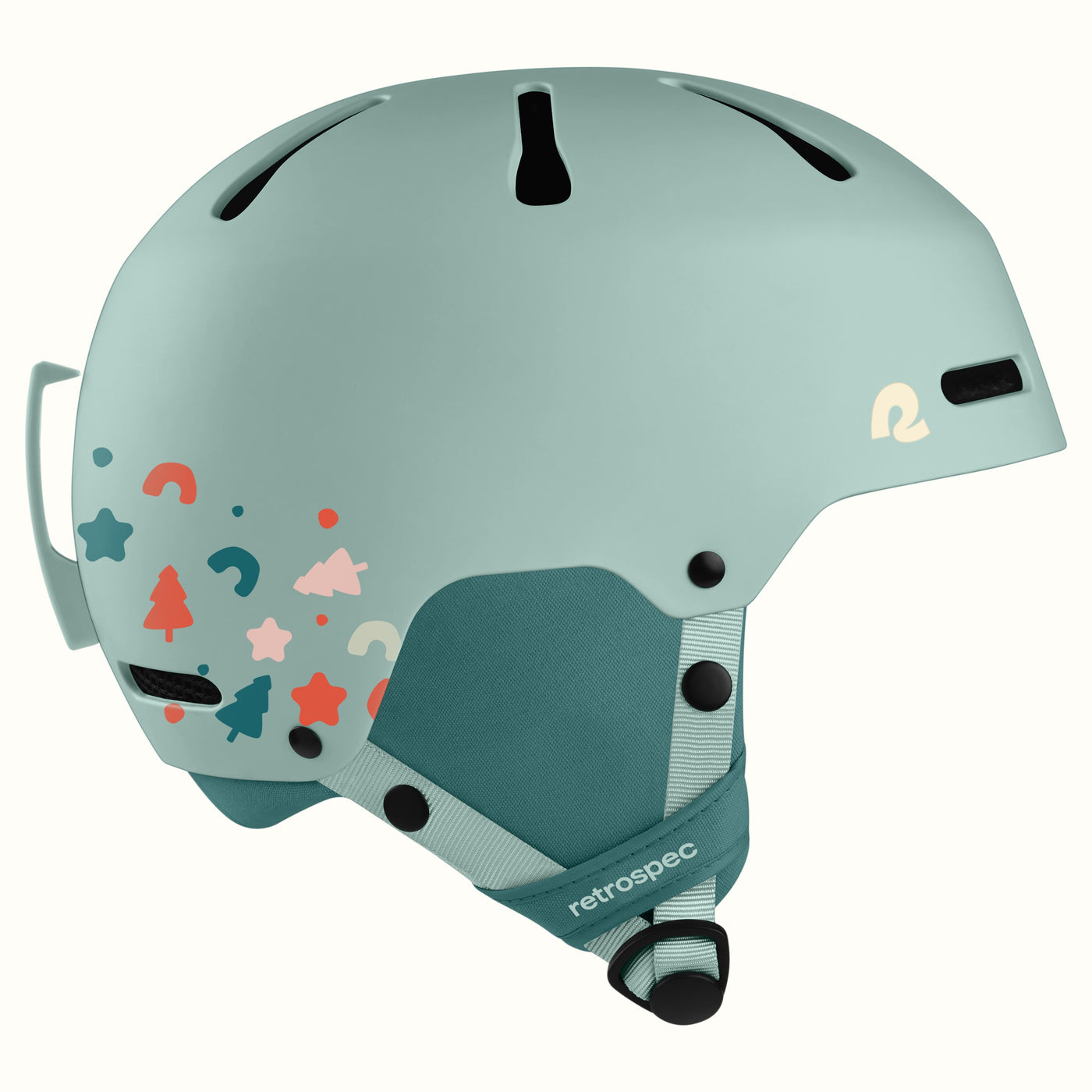 Comstock Kids' Ski & Snowboard Helmet | Matte Matcha Forest