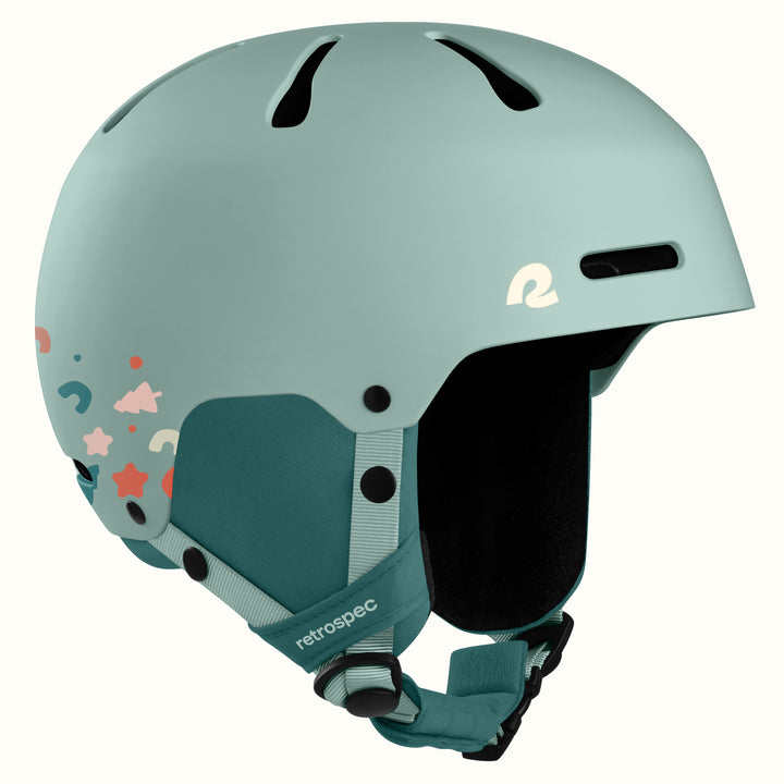 Comstock Kids' Ski & Snowboard Helmet | Matte Matcha Forest