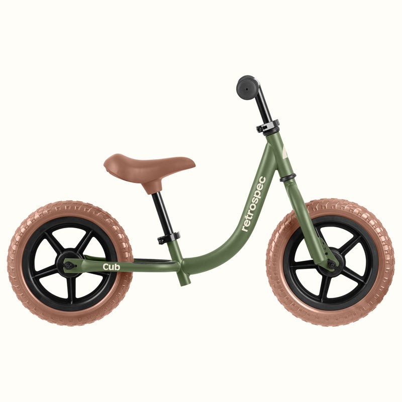 Cub 2 Kids’ Balance Bike (18 months-4 years) | Matte Olive Drab