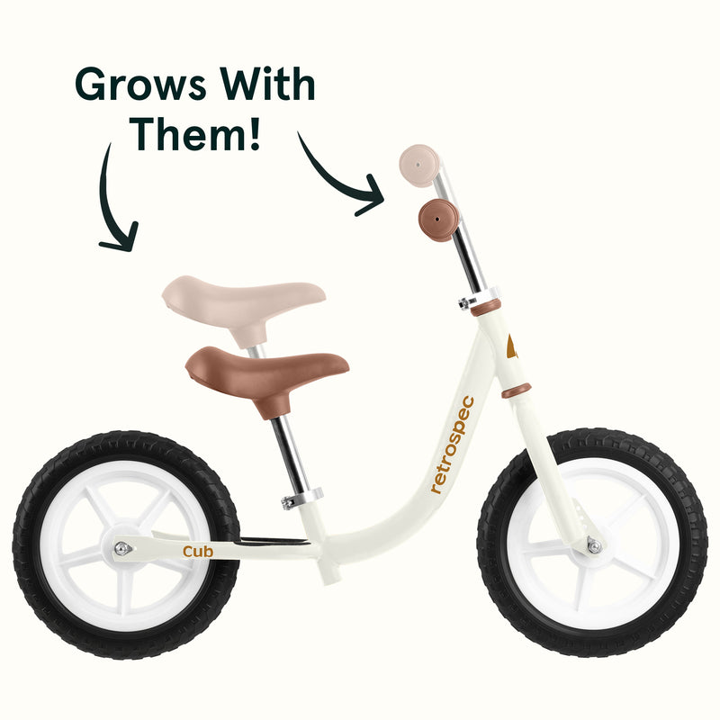 Cub 2 Kids’ Balance Bike (18 months-4 years) | Eggshell