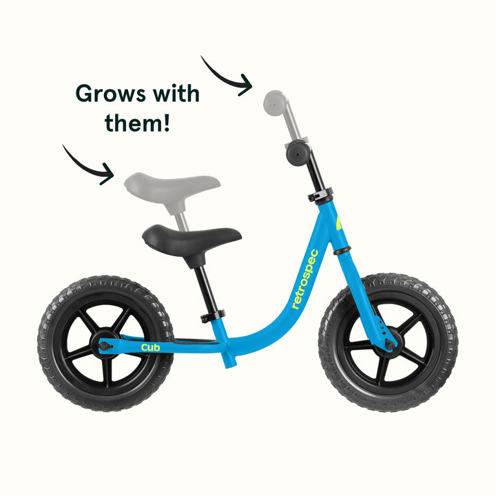 Cub 2 Kids’ Balance Bike (18 months-4 years) | Brash Blue