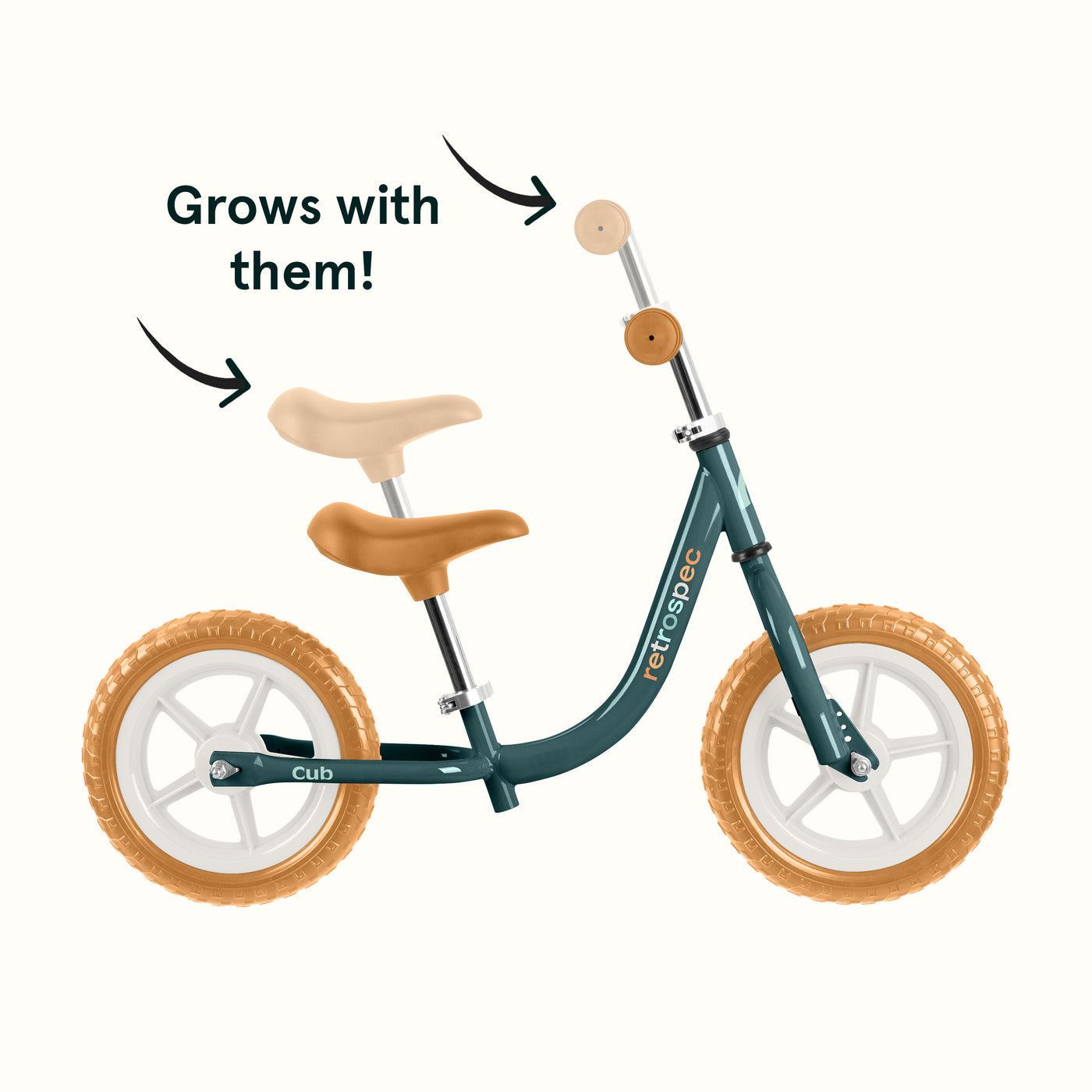 Cub 2 Kids’ Balance Bike (18 months-4 years) | Rainforest