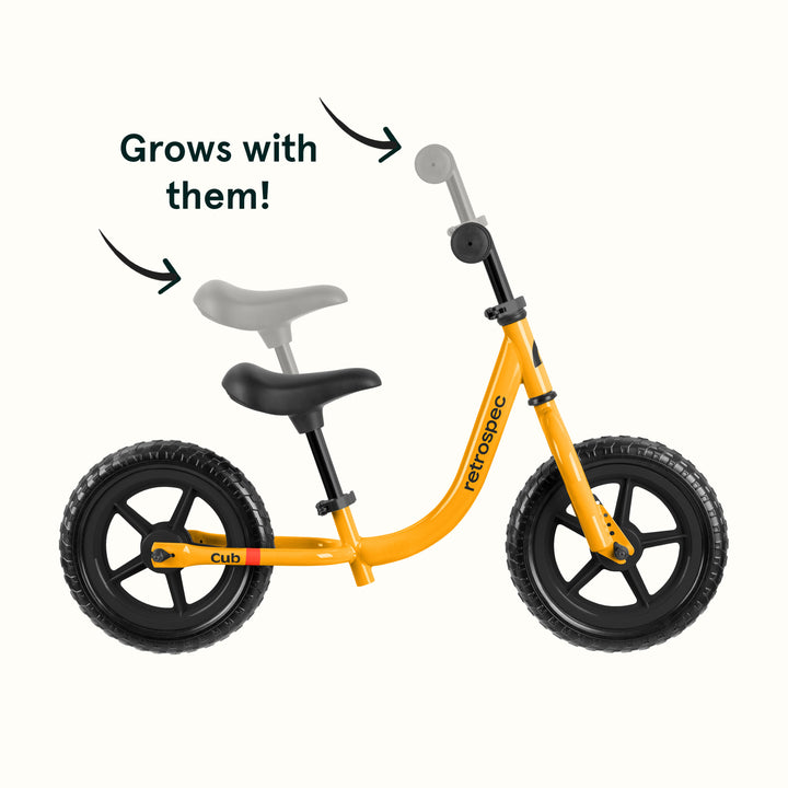 Cub 2 Kids’ Balance Bike (18 months-4 years) | Saffron