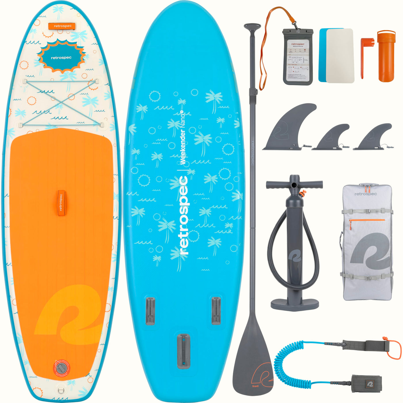 Weekender Nano 2 Kids’ Inflatable Stand Up Paddle Board 8’ | Surfer Blue