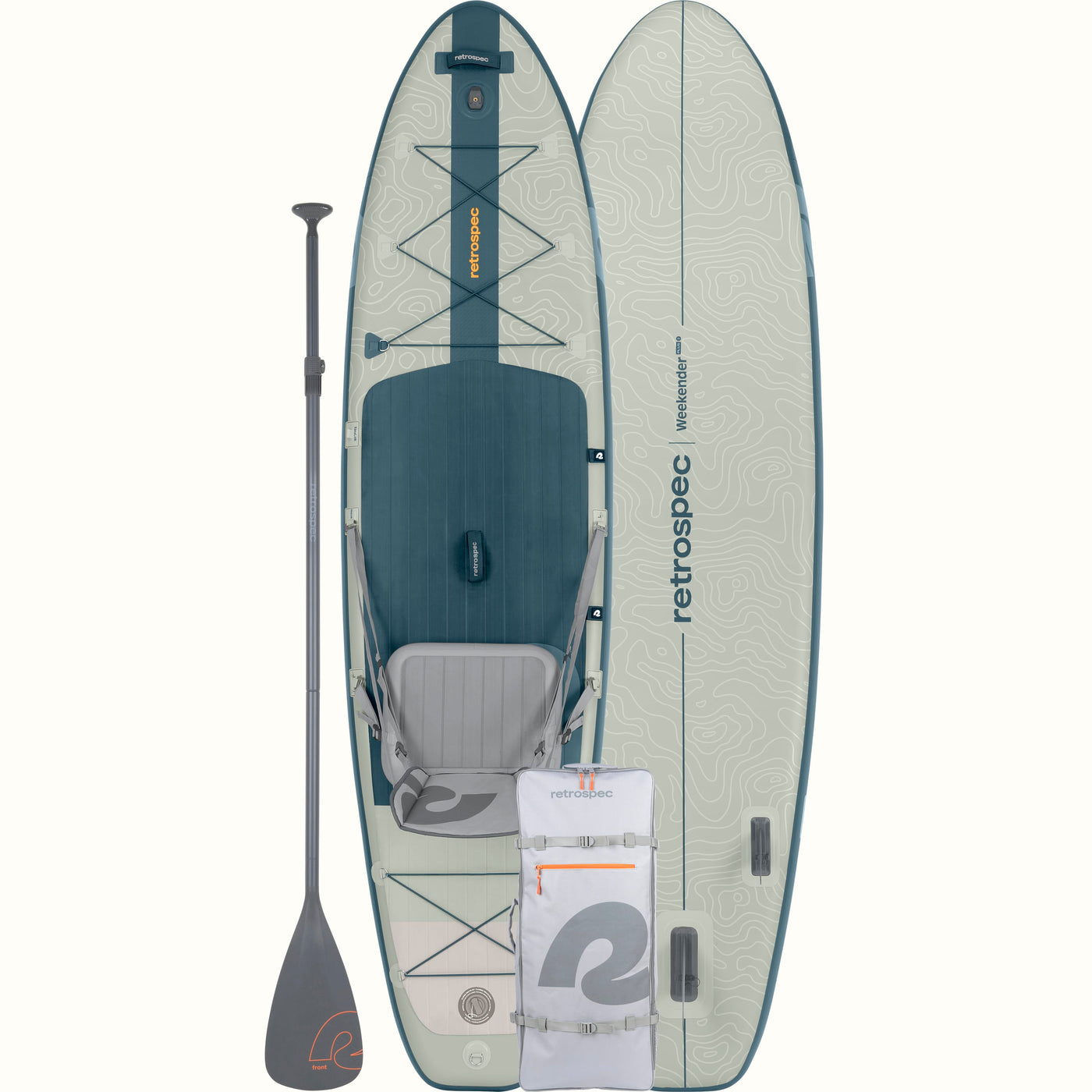 Weekender Plus - 10'6 Inflatable Paddle Board Kayak Hybrid