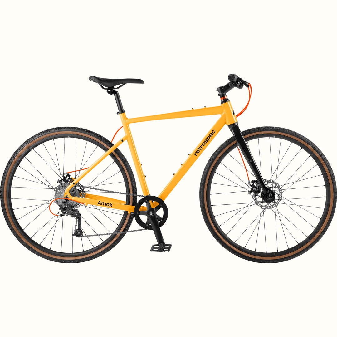 Amok Gravel Adventure Bike - 8 Speed | Saffron