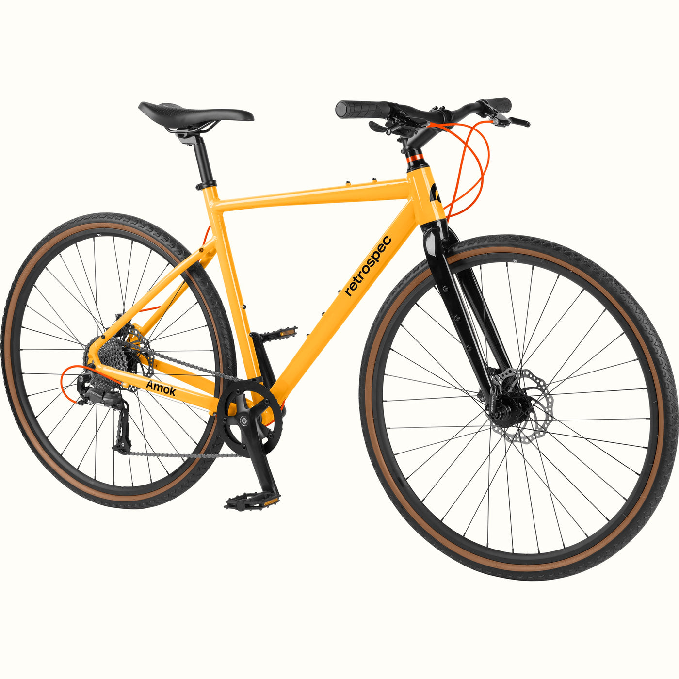 Amok Gravel Adventure Bike - 8 Speed | Saffron
