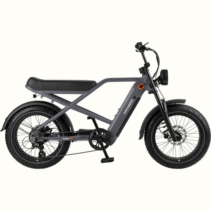 Valen Rev+ 20” Electric Fat Tire Bike | Matte Black