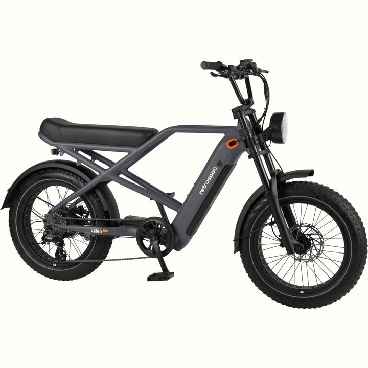 Valen Rev+ 20” Electric Fat Tire Bike | Matte Black