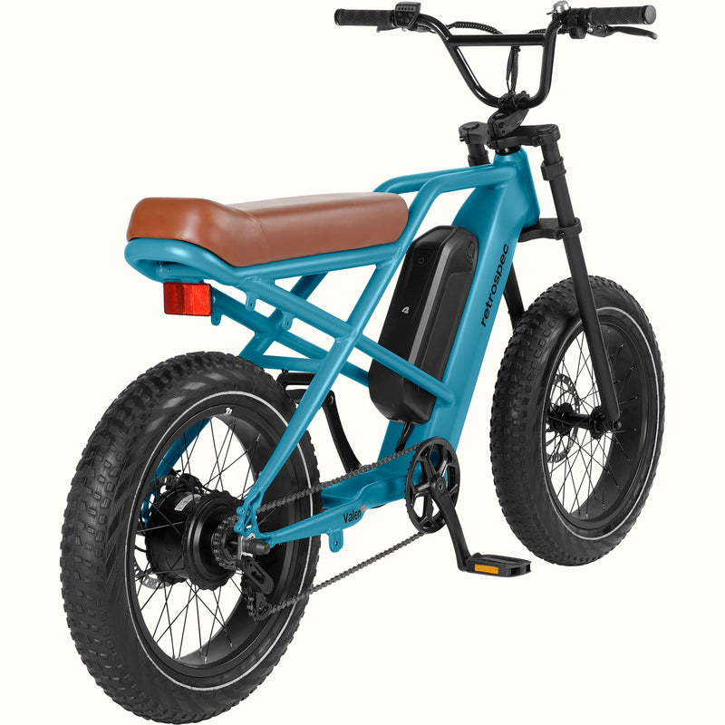 Valen Rev 2 20” Fat Tire Electric Bike | Matte Riptide Blue