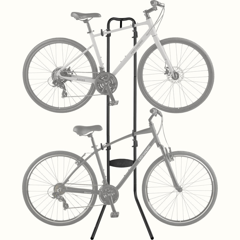 Double Decker Gravity Garage Bike Rack - Main Image