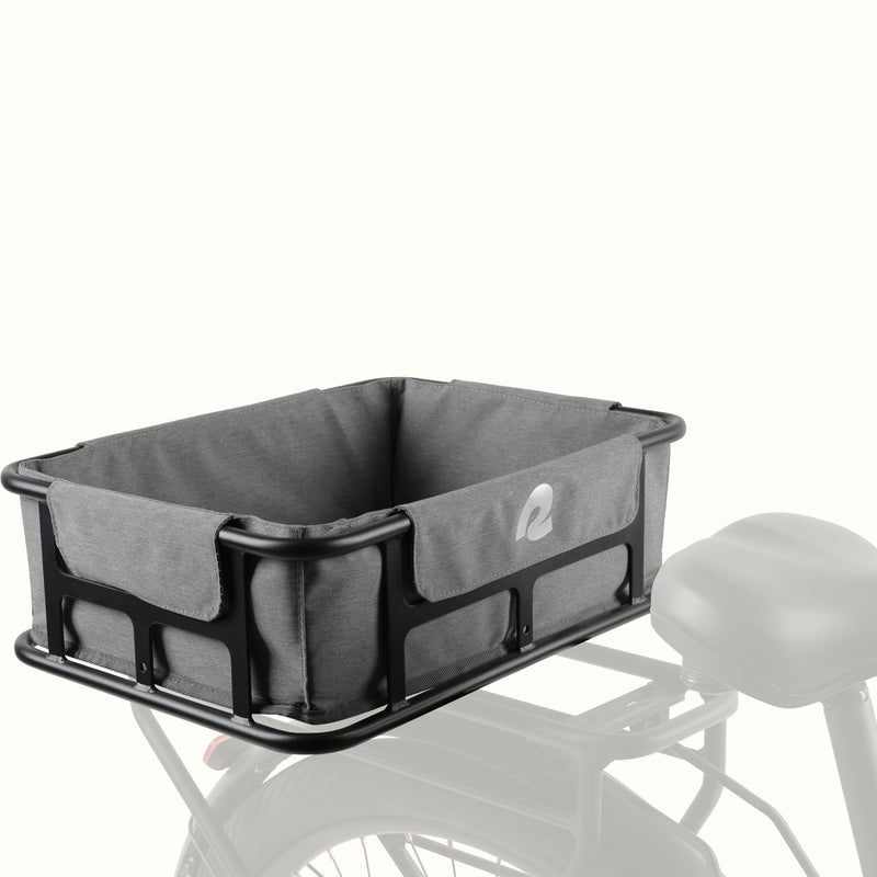 Retrospec EverythingBin Rear Rack EBike Basket and Basket Liner