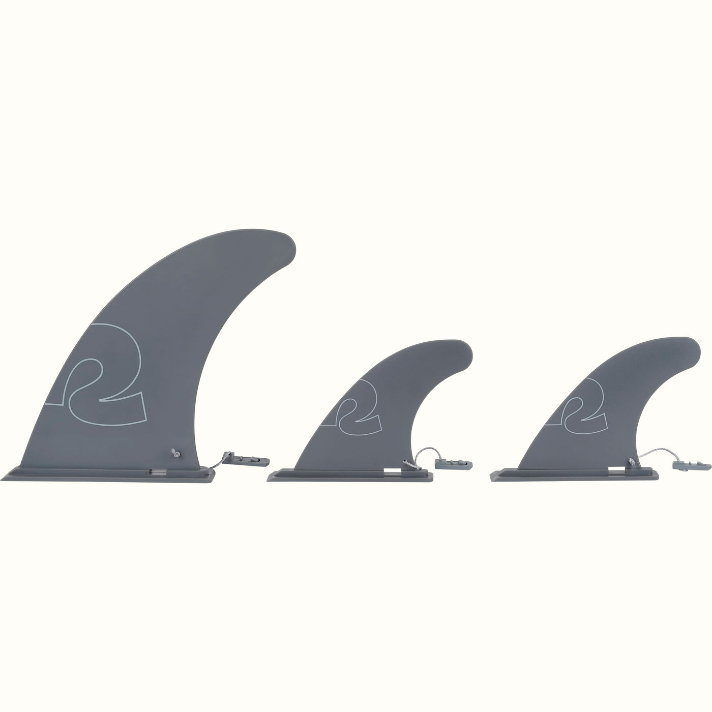 Paddleboard FOUNDER Fins (Set of 3) | Black