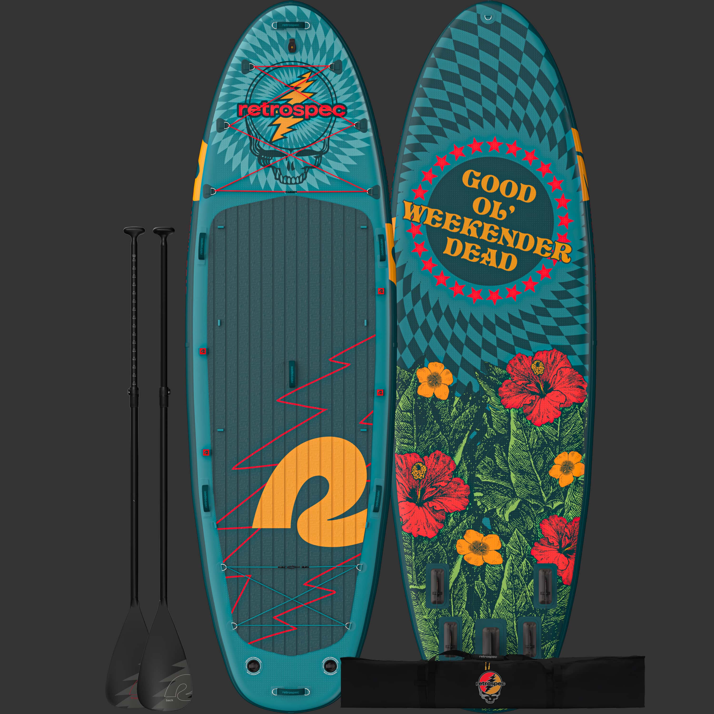 Weekender Crew Party Paddle Board 12' - Grateful Dead | retrospec