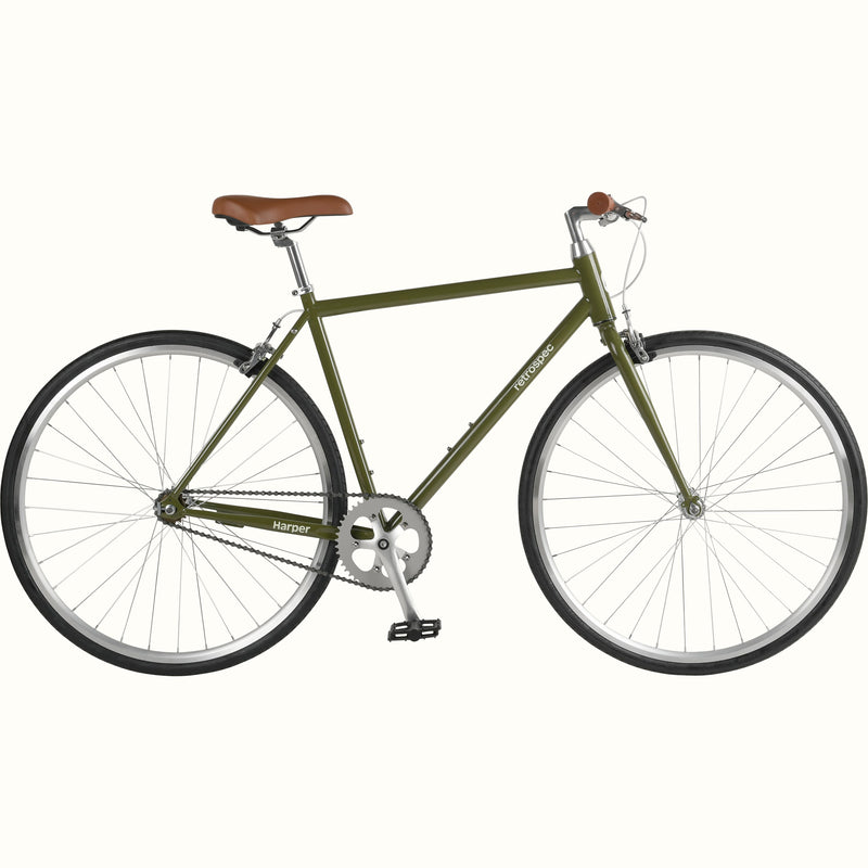 Retrospec Harper Fixie Bike - Single Speed | Color: Matte Black