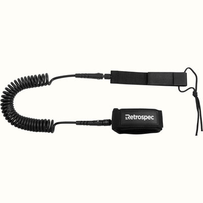 Weekender 10' Paddle Board Safety Leash | Black and White 