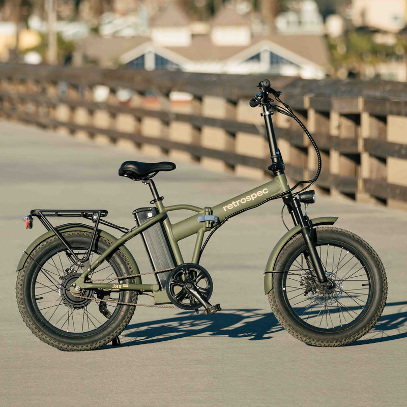 Jax Rev Folding Electric Bike | Matte Black