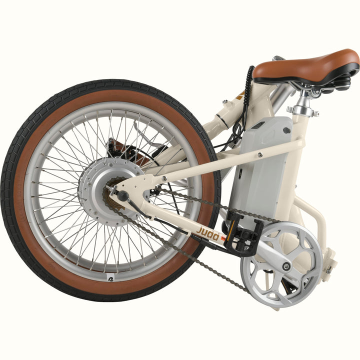 Judd Rev Folding Electric Bike | Eggshell