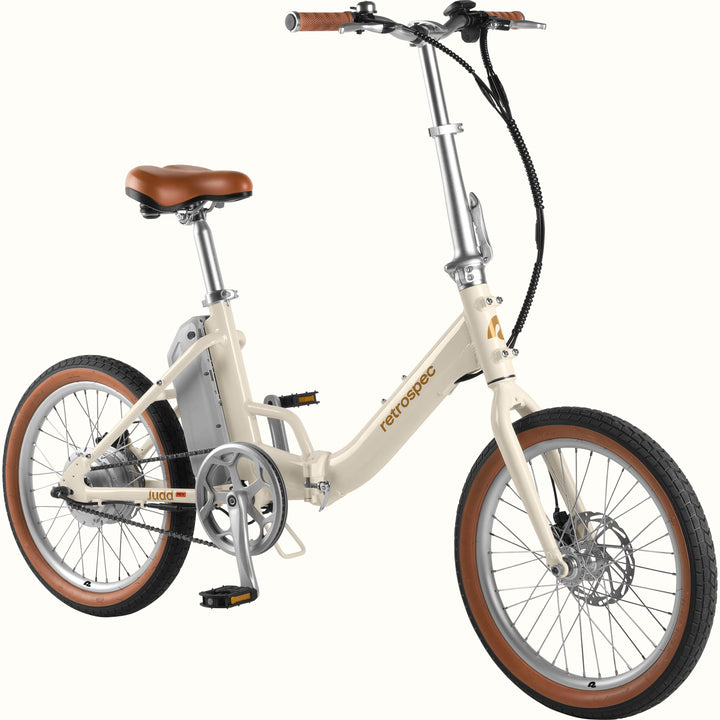 Judd Rev Folding Electric Bike | Eggshell