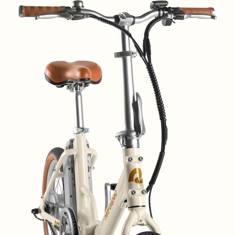 Judd Rev Folding Electric Bike | Eggshell