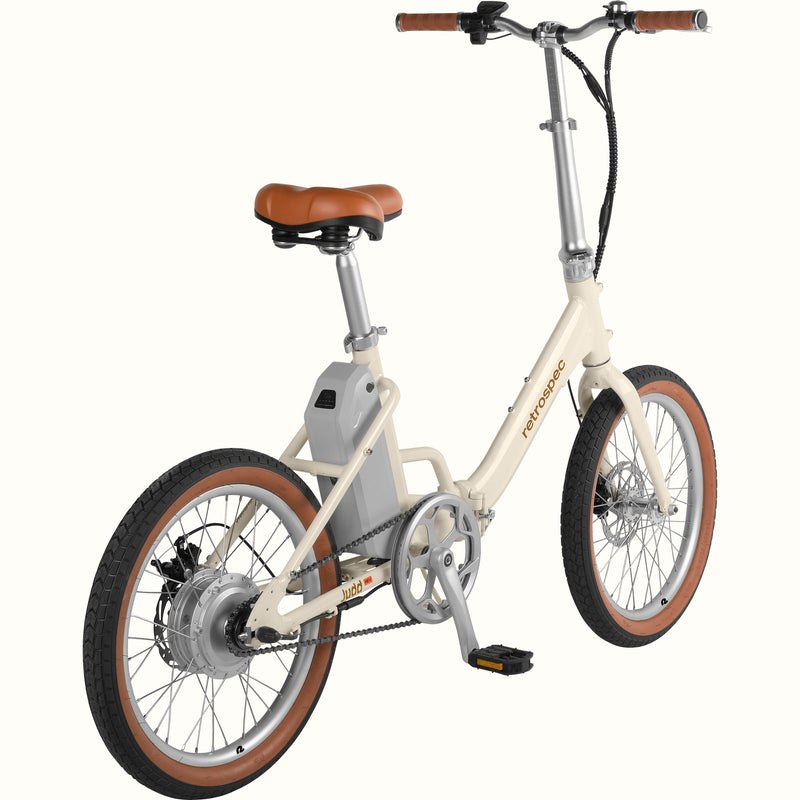 Judd Rev Folding Electric Bike | Eggshell