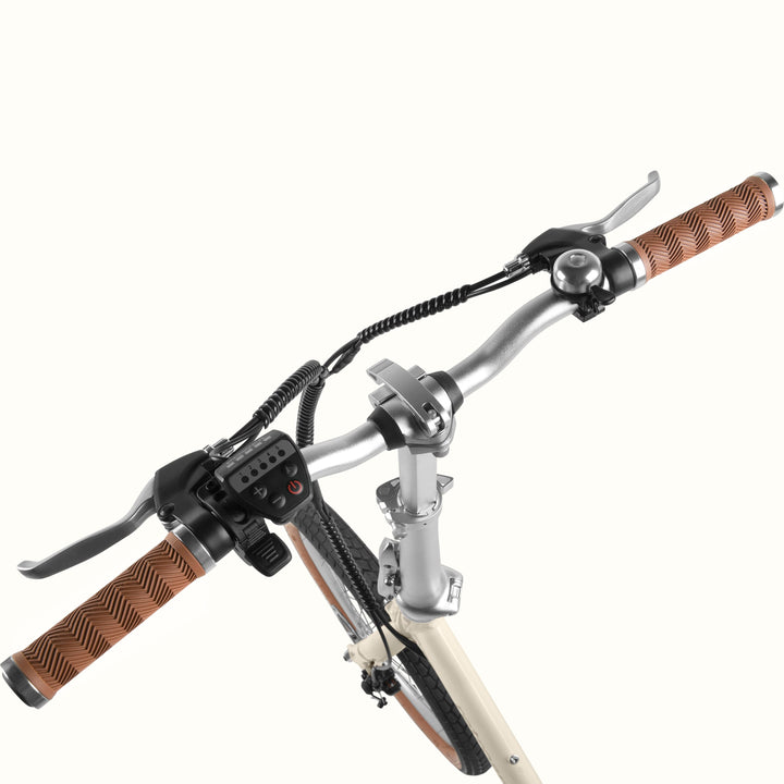 Judd Rev Folding Electric Bike | Eggshell